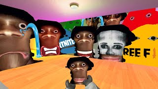 Saving Baby Aughhh From Angry Munci Family, Obunga Family And Aughhh Family Nextbot Gmod