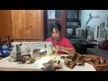 Morning playing football, evening sewing clothes 104