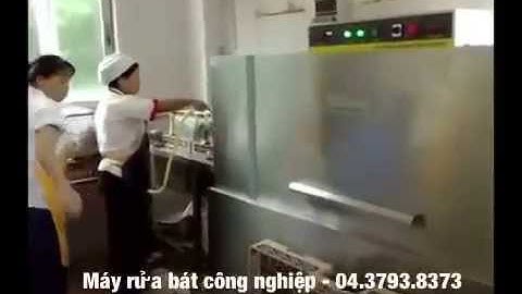 Máy rửa bát bếp khách sạn nhà hàng bếp công nghiệp