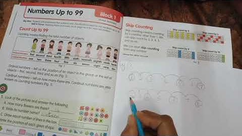 Grade 2  Block 1 2nd part Numbers upto 99  Lesson + Notes