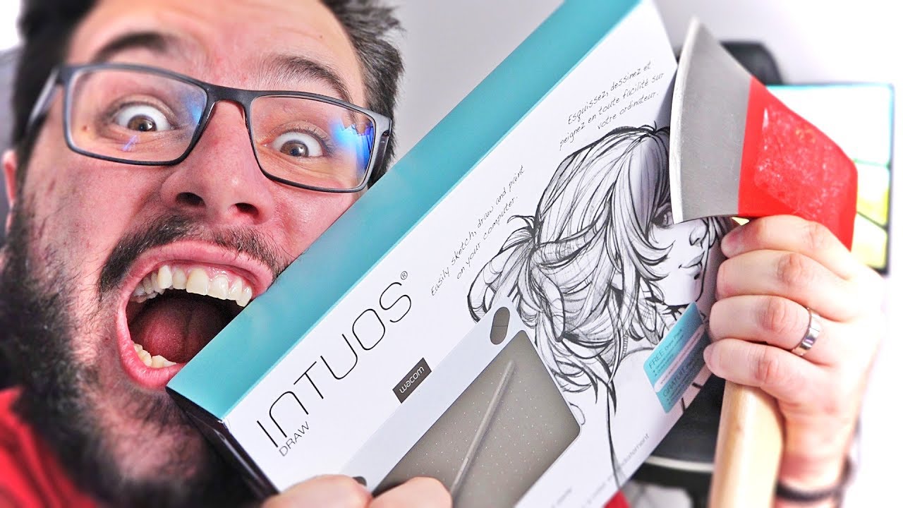 UNBOXING DE MA PREMIÈRE TABLETTE À DESSIN! - YouTube