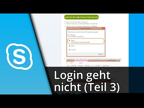 Skype Login geht nicht / Blue Screen Teil 3 ✅ Tutorial [Deutsch/HD]