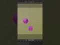 2 Jelly Cube colliding, Blender Animation Beginner #ai #chatgpt #3danimation #usethisaudio