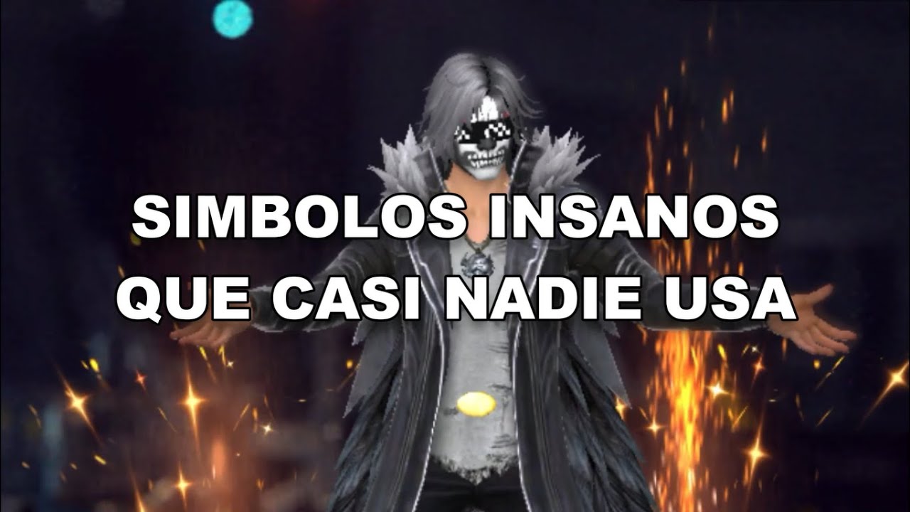 SIMBOLOS INSANOS PARA FREE FIRE QUE CASI NADIE USA - YouTube