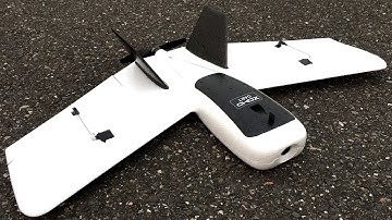 ZOHD Dart Sweepforward Wing FPV Racing Wing RC Plane LOS Maiden Flight In Wildfire Smoke