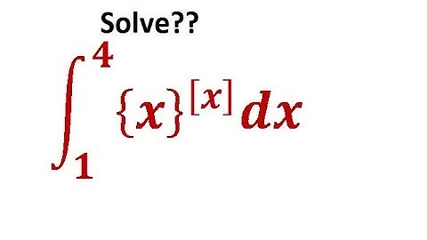 integral problem with fractional part and greatest integer function