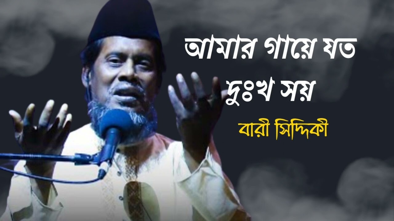 আমার গায়ে যত দুঃখ সয় || বারী সিদ্দিকী  ||বাংলা বিচ্ছেদ গান