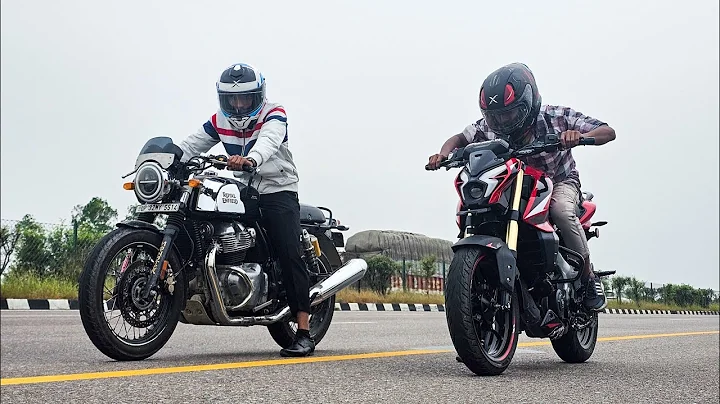 2025 Pulsar NS 400z vs GT 650 Race 😱