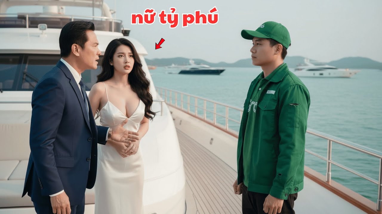 Nếu cậu sửa được chiếc du thuyền này, con gái của tôi và 100 tỉ sẽ thuộc về cậu,5 phút sau anh xe ôm