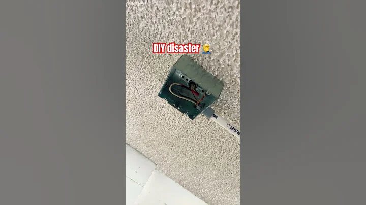 DIY electrical disaster!! #homeinspector #electrician #diyprojects