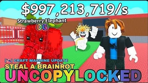 Steal A Brainrot Uncopylocked NEW UPDATE! | Roblox Studio [TUTORIAL]