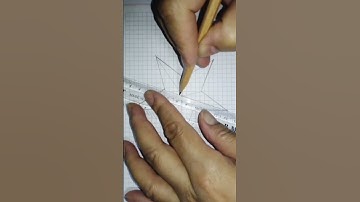 How to Draw a Star (SUPPER EASY) easy step by step drawing #Shorts