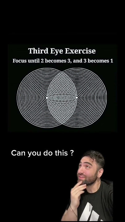 Can you do this third eye exercise