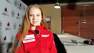 Александра Трусова | Интервью | Skate Canada