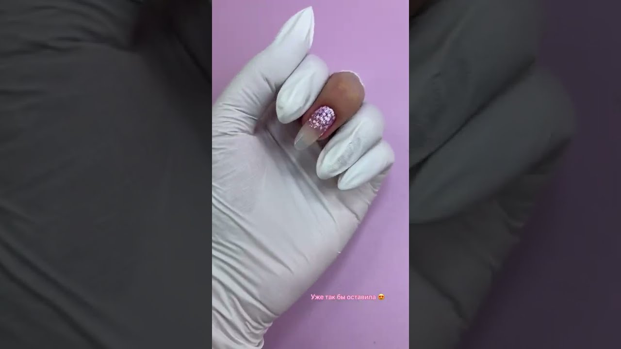 нежный дизайн ногтей
