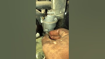 starting problem drain the carburettor and then crank the engine