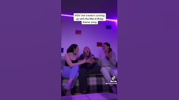 how they made max and ruby theme song #shorts