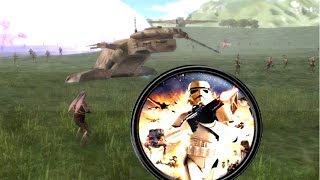 Star Wars Battlefront 1 Mods (HD): (Saga Battles) Naboo: Ouch Time (CIS Part 1)