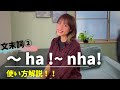 文末詞②ha!nha!の使い方!