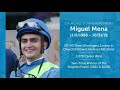Moment of Silence in Honor of Late Jockey Miguel Mena