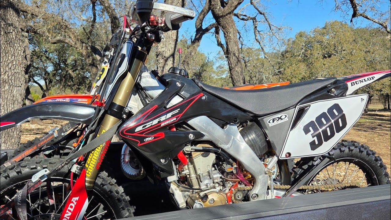 Double Decade  2006 CRF250R breakin and shakedown cut short