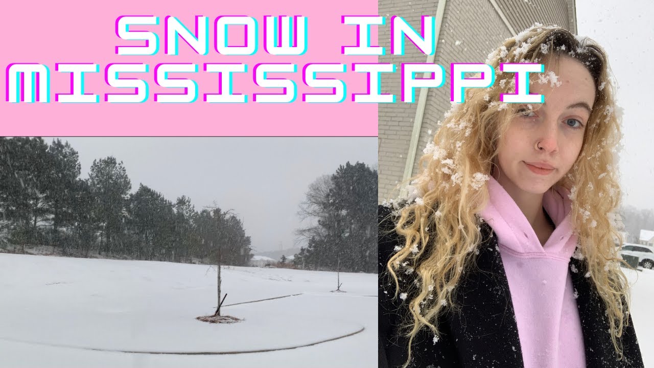 국제커플 SNOW IN MISSISSIPPI ? 미시시피주에 눈이?? YouTube