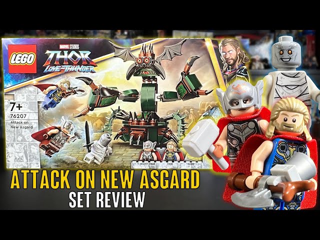 LEGO Marvel Attack on New Asgard, Thor Buildable Toy 76207