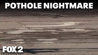 Spring season brings new round of potholes in Michigan