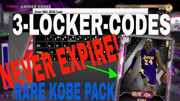 3 LOCKER CODES That NEVER EXPIRE! NBA2K20!