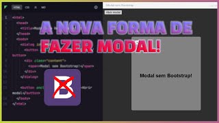 A NOVA TAG HTML para fazer MODAl sem BOOTSTRAP - ATUALIZADO 2023