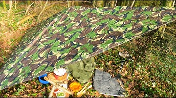 British Army (Disruptive Pattern Material) Basha Stealth Setup!