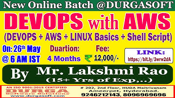 DEVOPS with AWS Online Training @ DURGASOFT