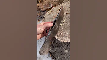 Amazing Sound Of Old American Steel Puget Sound Pattern Axe Head Axe Asmrsounds Stumptownaxes 