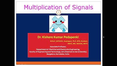 Multiplication of two signals