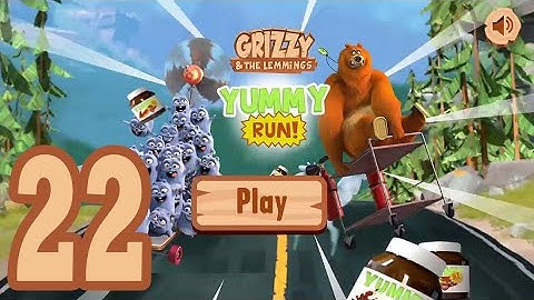 Grizzy and the Lemmings Yummy Run - Gameplay Walkthrough part 22 (Android/iOS)