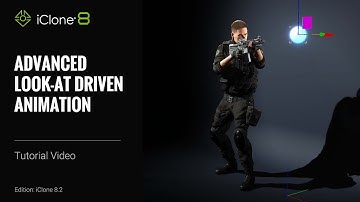 Advanced Look-At Driven Animation | iClone 8 Tutorial