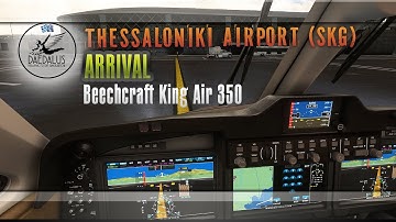 Beechcraft Super King Air Arrival Thessaloniki Airport (SKG)