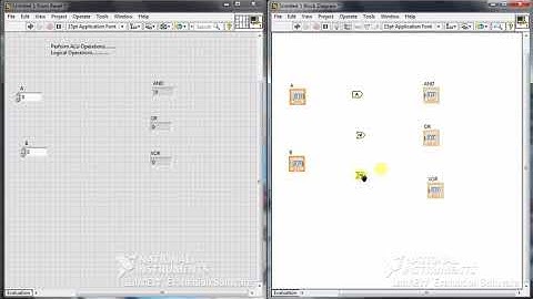 Logical Operations using LabVIEW | OR | AND | XOR