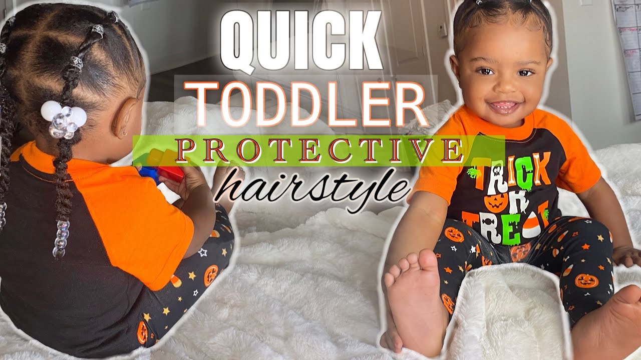 VLOGTOBER 2020: TODDLER PROTECTIVE HAIRSTYLE♡ Vanessa Lynn