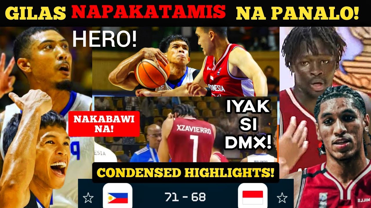 RINDIDO ANG INDONESIA GIANT PINATAOB NG GILAS! lYAK YUGN BIG-MAN! PASOK SA GOLD MEDAL MATCH!