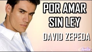 Por Amar Sin Ley - David Zepeda(Letra)