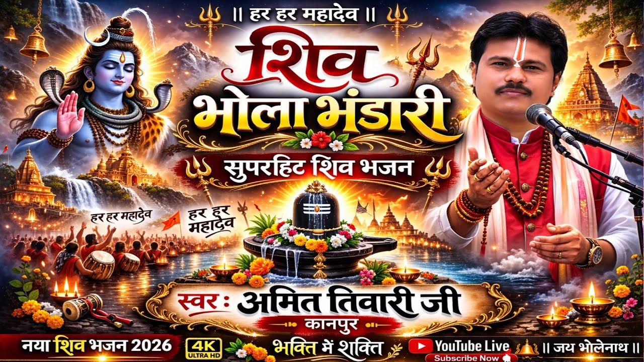 Jay Bhola Bhandari Shiv ji #Bhajan #Amittiwaribyesh #satsangdarshan #Ramlelaberi