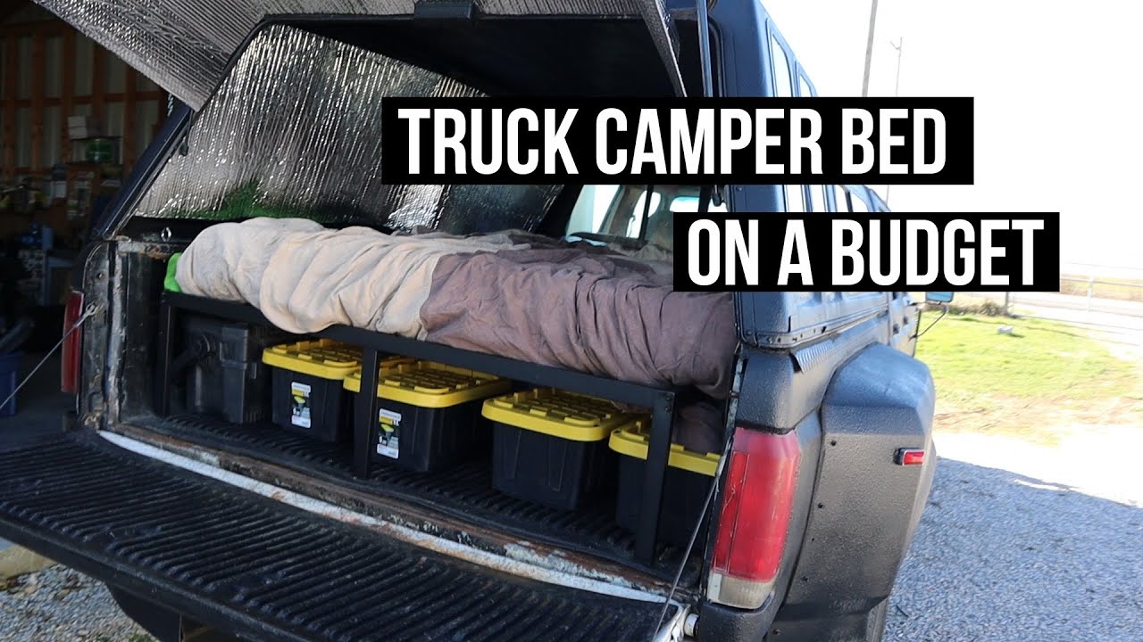 Budget Truck Camper Bed Platform With Storage Easy To Build And Remove