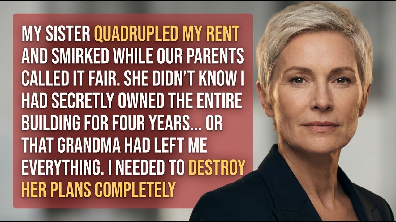 My Sister Raised My Rent from $2,350 to $8,100 — Then Smirked as Our Parents Called It ‘Fair’