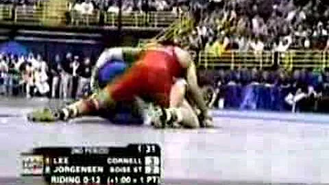 2005 Nationals Quarterfinals - 133lbs - Lee vs Jor...