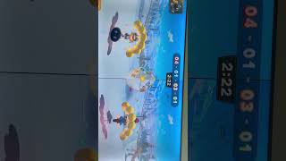Shayan and my mum play Mario kart world update:bom-omb blast