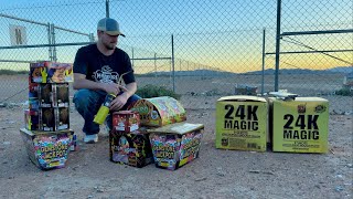 OUR FIREWORK COMPETITION AT MOAPA! (SNUCK INTO FIREWORK STORE)