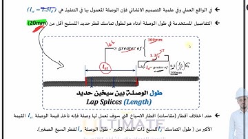 Lap Splices of Reinforcement Steel | طول الوصلة لحديد التسليح