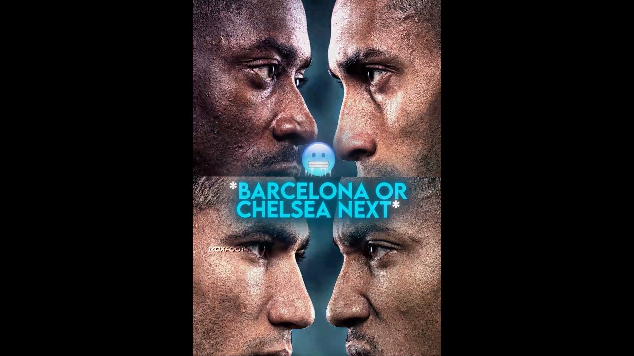 PSG vs Barcelona or Chelsea in the round of 16 🥶🤯