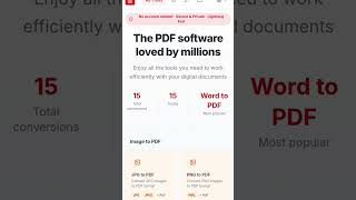 Best PDF Editor & Convertor & Compressor& FREE #pdf #pdfconverter #hr #saas #recruitment #motivation